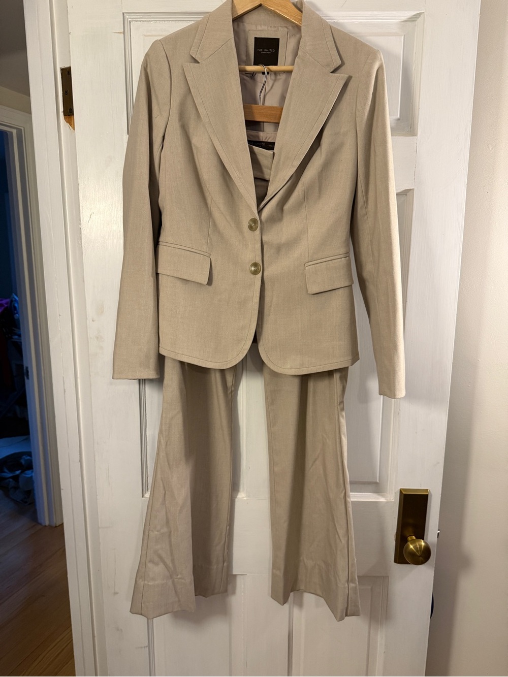 The Limited Beige Women's Blazer and Trouser Suit